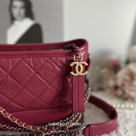 💗 Chanel Small Gabrielle Dumpling Bag Deep Rose Pink💗 Bags - Picture 4 of 4